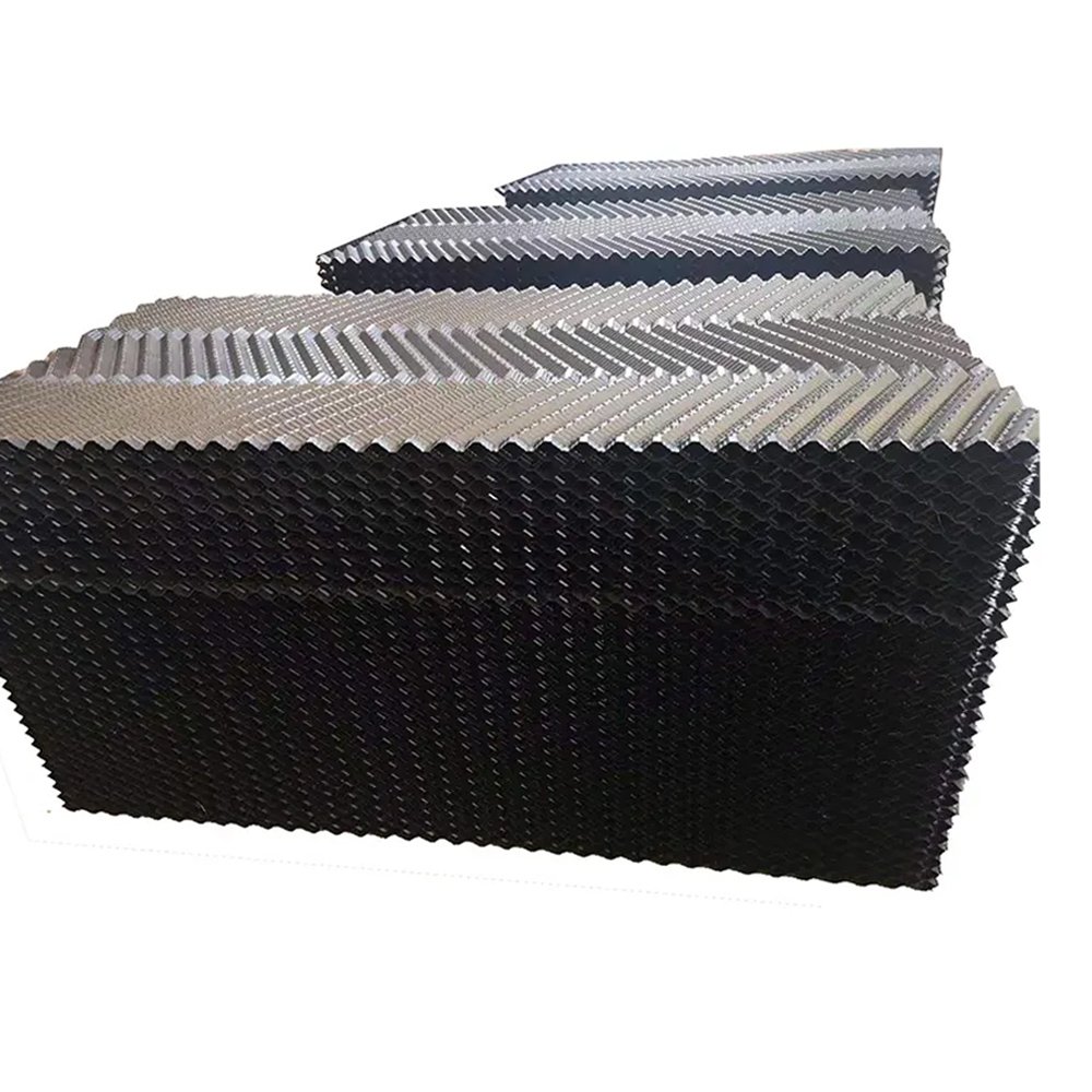 1000*1000mm Pvc Pp Water Cooling Tower Fill Cross Flow Cooling Tower Infill Customized Provided Square pvc fill pack