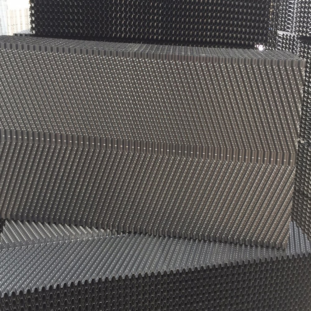 1000*1000mm Pvc Pp Water Cooling Tower Fill Cross Flow Cooling Tower Infill Customized Provided Square pvc fill pack