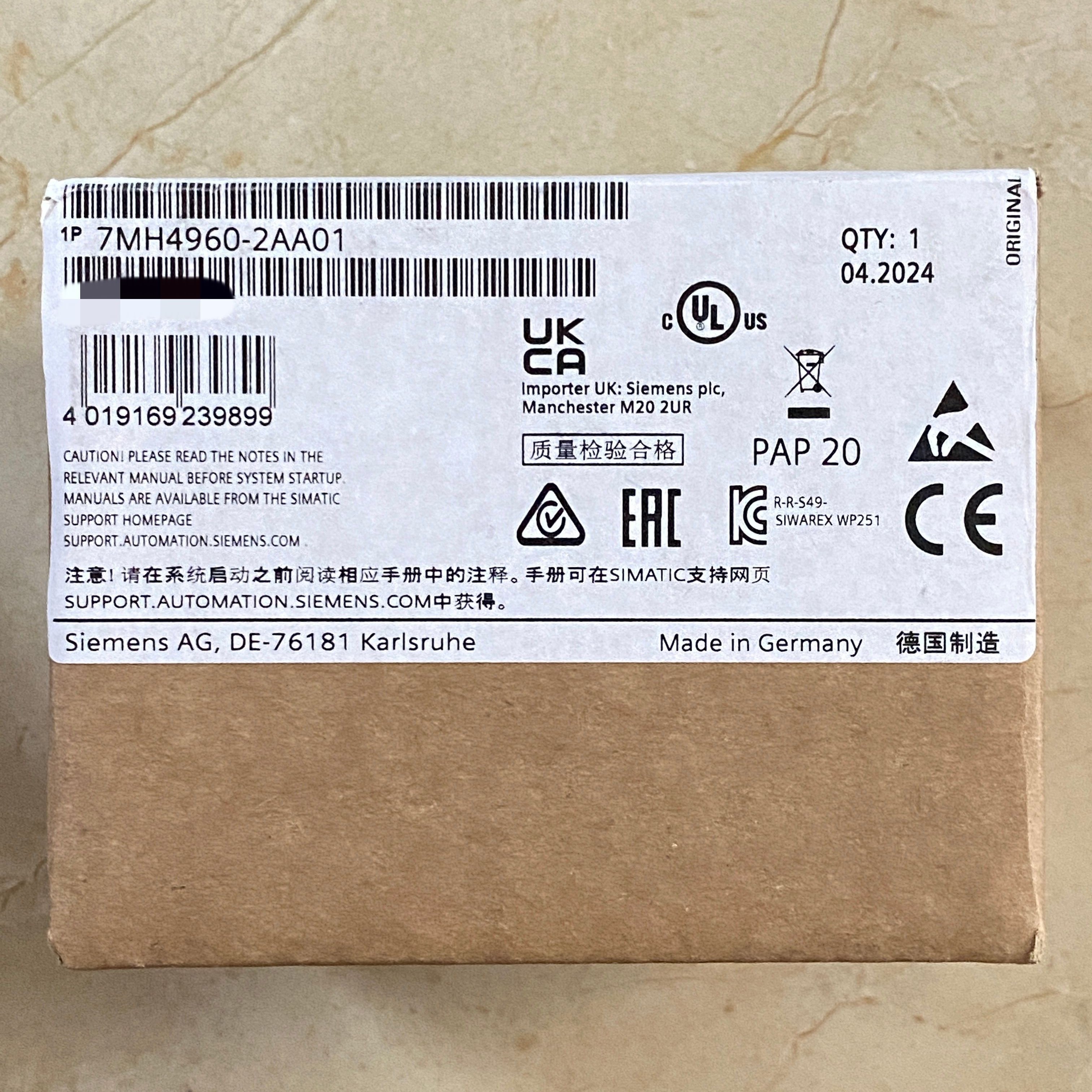 Brand New Siemens SIMATIC S7-1200 SIWAREX WP231 calibratable weighing electronic module 7MH4960-2AA01