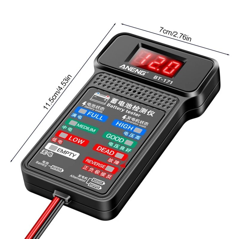 BT-171 12V battery tester battery start-up test car battery tester