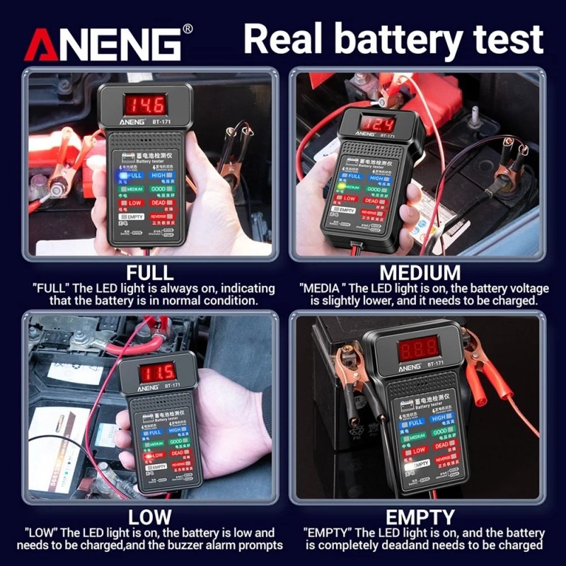 BT-171 12V battery tester battery start-up test car battery tester