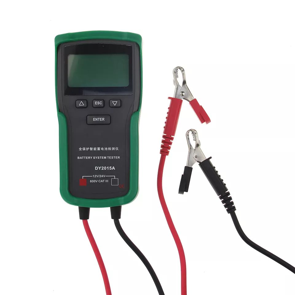 duoyi DY2015A Automotive Digital Car Lithium Battery Capacity Tester 12V/24V Internal Resistance Tester for Vehicles