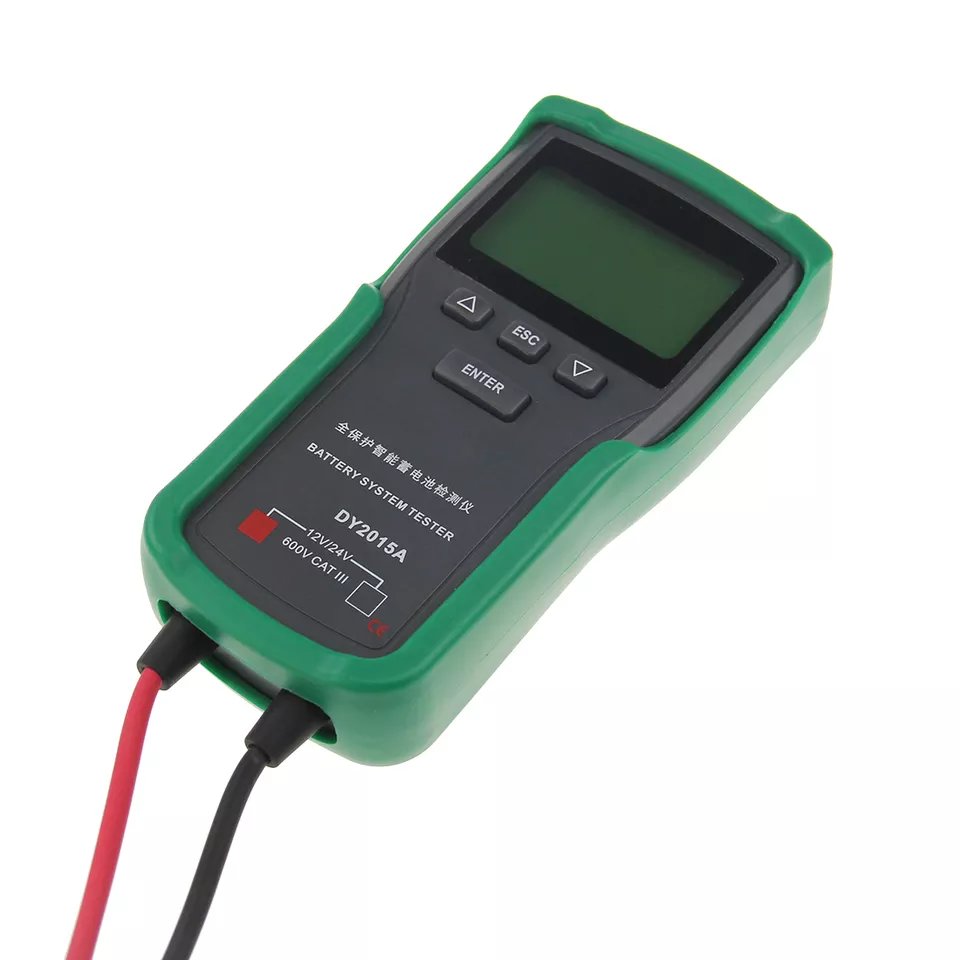 duoyi DY2015A Automotive Digital Car Lithium Battery Capacity Tester 12V/24V Internal Resistance Tester for Vehicles