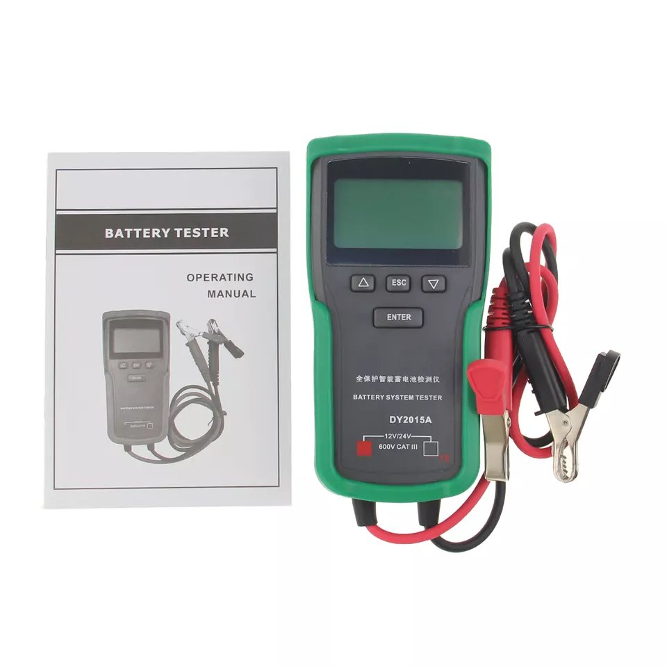 duoyi DY2015A Automotive Digital Car Lithium Battery Capacity Tester 12V/24V Internal Resistance Tester for Vehicles