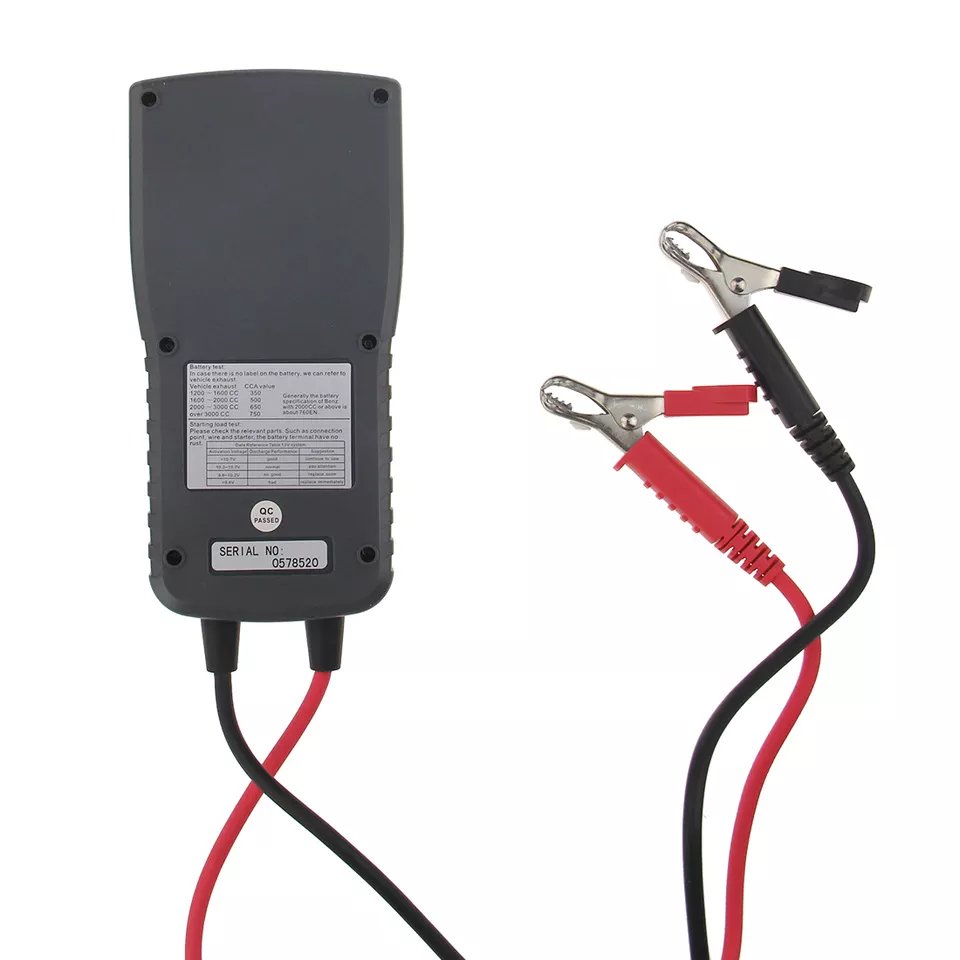 duoyi DY2015A Automotive Digital Car Lithium Battery Capacity Tester 12V/24V Internal Resistance Tester for Vehicles