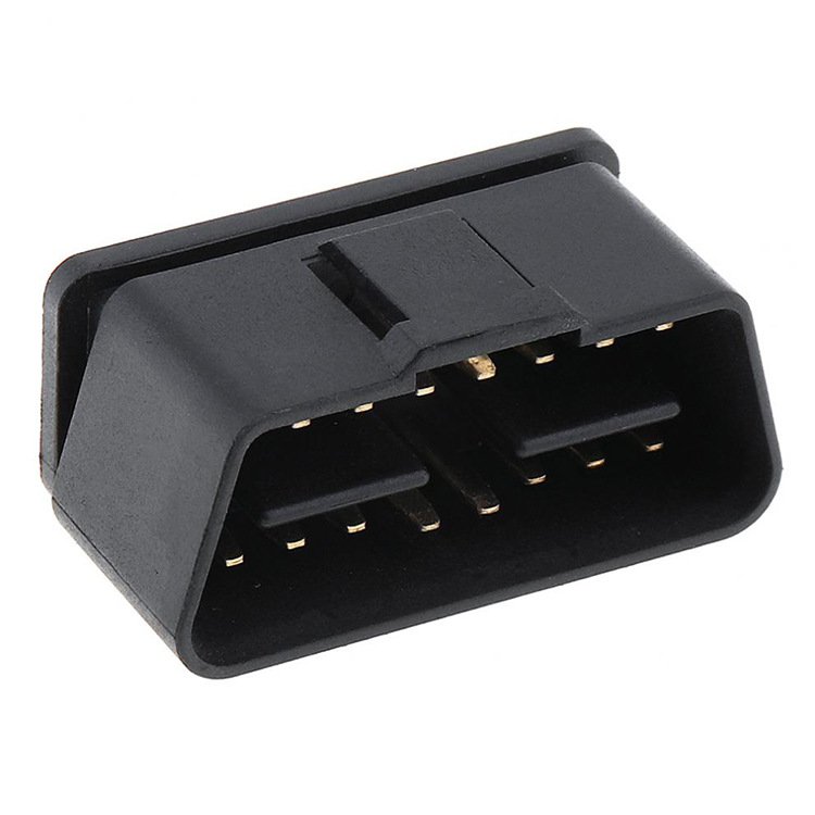 J1962 OBD OBD2 OBDII 16Pin Male Connector Plug with 90 Degree Pins