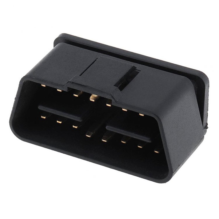J1962 OBD OBD2 OBDII 16Pin Male Connector Plug with 90 Degree Pins