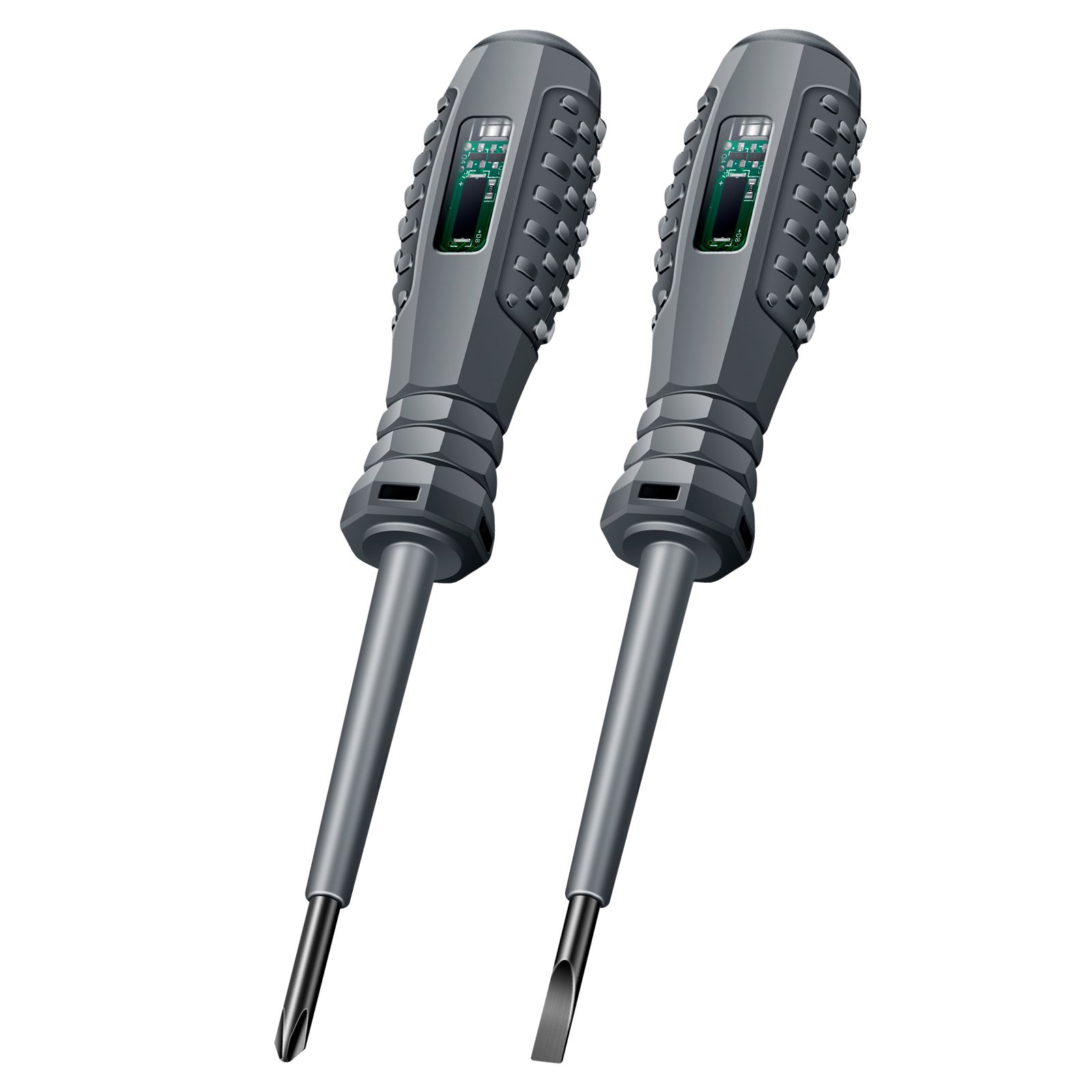 ANENG Multi-functional B05 2Pcs Word/Cross Screwdriver Electric Pen Tester Screwdriver with Indicator Electrician Tools