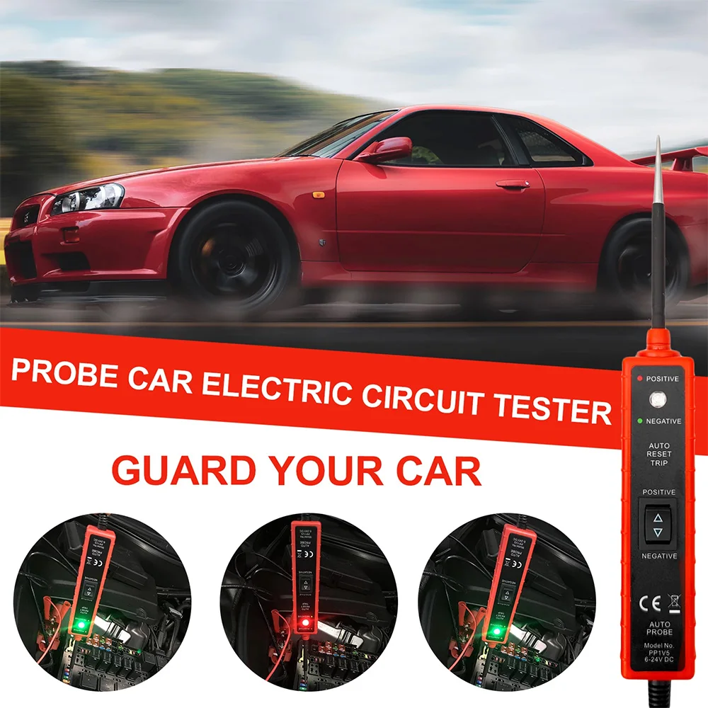 Newest EM285 Automotive Electric Circuit Tester Car Electrical System Tester 6-24V DC Automotive Multi-function Drive Test Pen