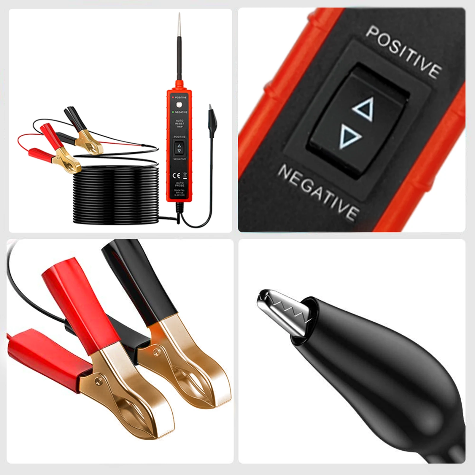 Newest EM285 Automotive Electric Circuit Tester Car Electrical System Tester 6-24V DC Automotive Multi-function Drive Test Pen