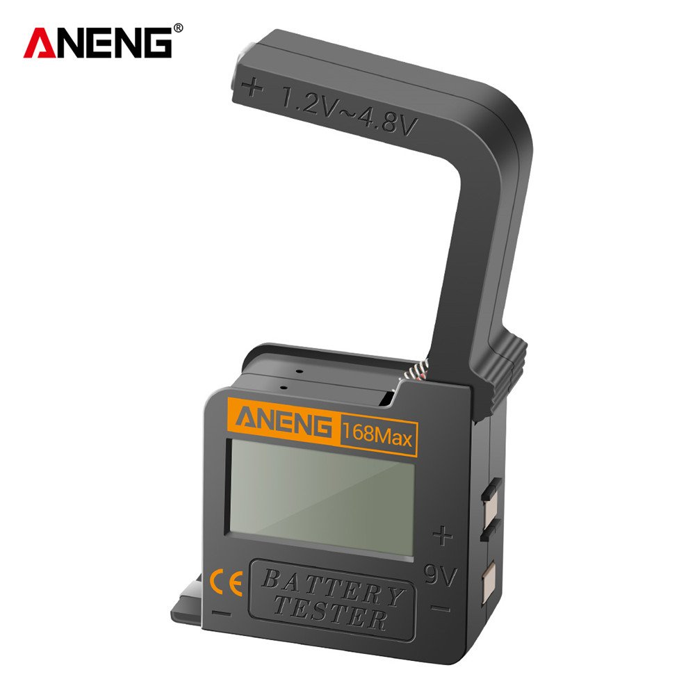 ODM/OEM Aneng 168 MAX 1.2V-4.8V/9V battery tester compact battery tester