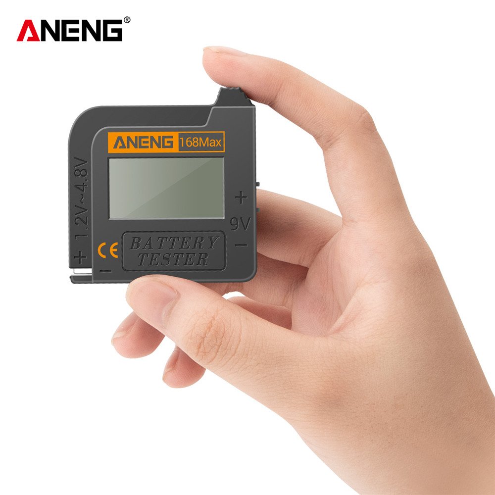 ODM/OEM Aneng 168 MAX 1.2V-4.8V/9V battery tester compact battery tester