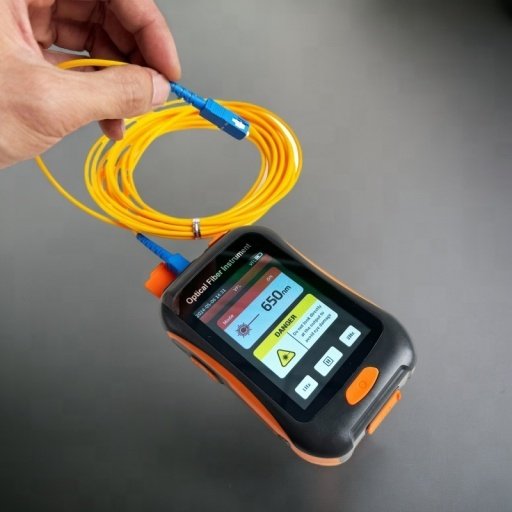 OTDR mini NK2800 optical time domain reflectometer 3.5 inch touch LCD 1550nm wavelength 80km range with iOLA mini otdr