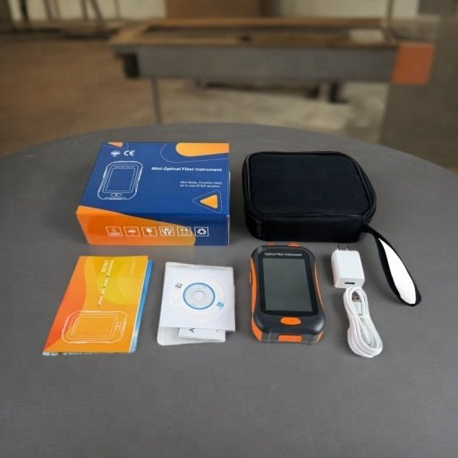 OTDR mini NK2800 optical time domain reflectometer 3.5 inch touch LCD 1550nm wavelength 80km range with iOLA mini otdr