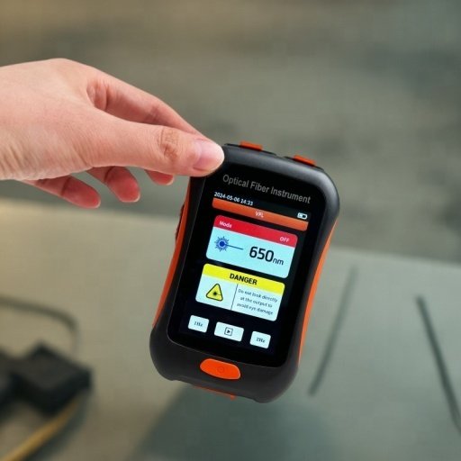 OTDR mini NK2800 optical time domain reflectometer 3.5 inch touch LCD 1550nm wavelength 80km range with iOLA mini otdr