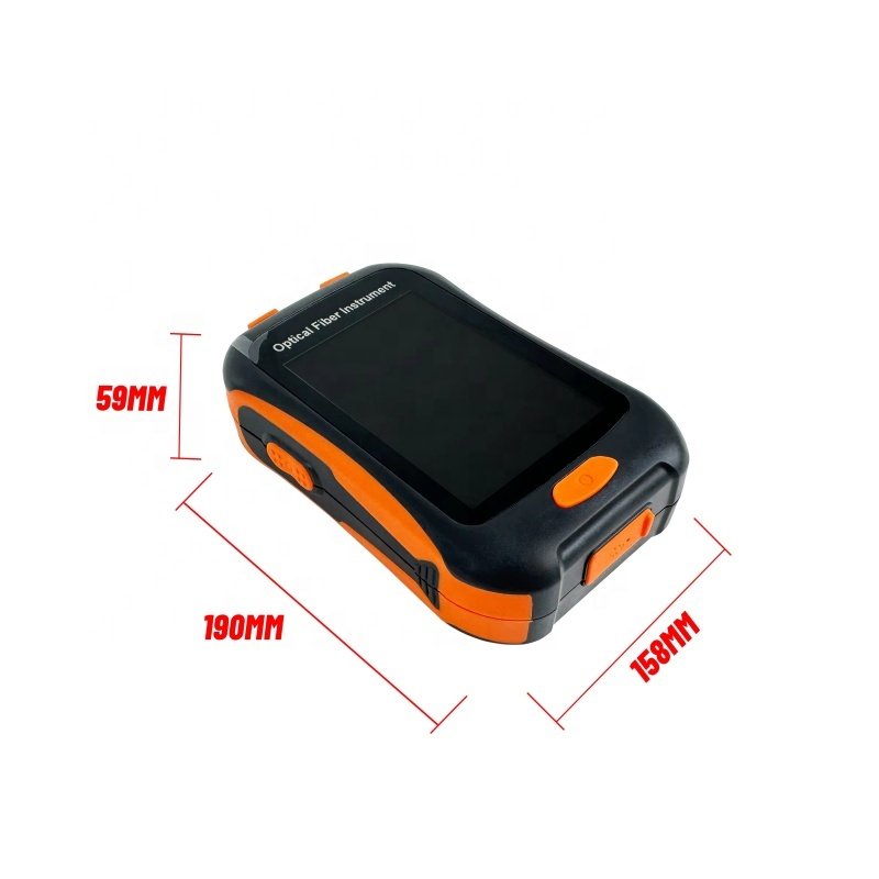 OTDR mini NK2800 optical time domain reflectometer 3.5 inch touch LCD 1550nm wavelength 80km range with iOLA mini otdr