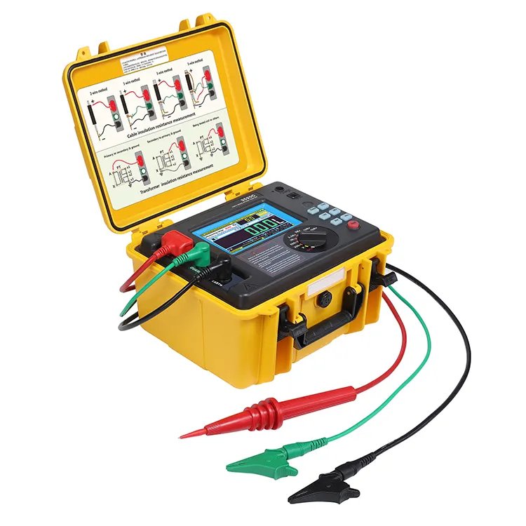 Wrindu RD3215E HV Digital Megohm IMegger Tester Insulation Resistance Insulation Resistance Tester Meter Micro Ohm Meter
