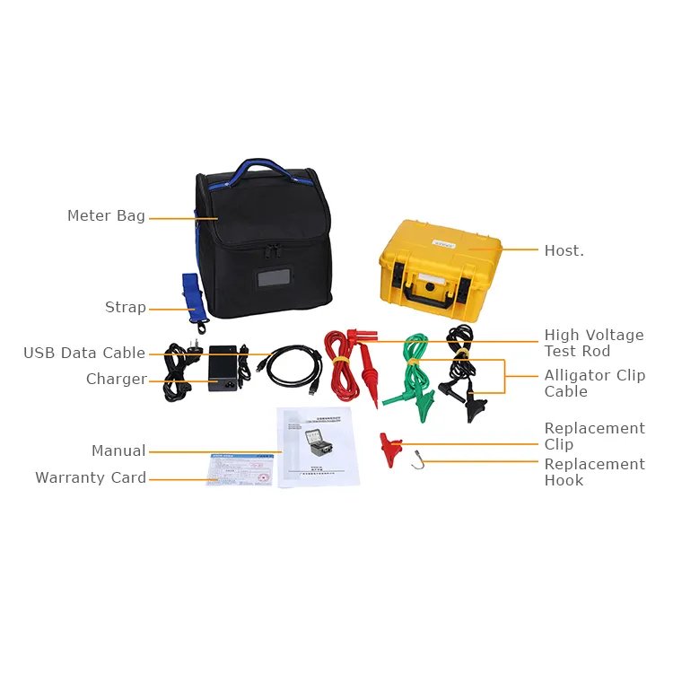 Wrindu RD3215E HV Digital Megohm IMegger Tester Insulation Resistance Insulation Resistance Tester Meter Micro Ohm Meter