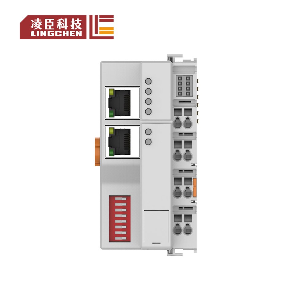 High quality Lingchen Bus Coupler Remote Distributed Analog Digital I/O Module EtherCAT Coupler LC1100