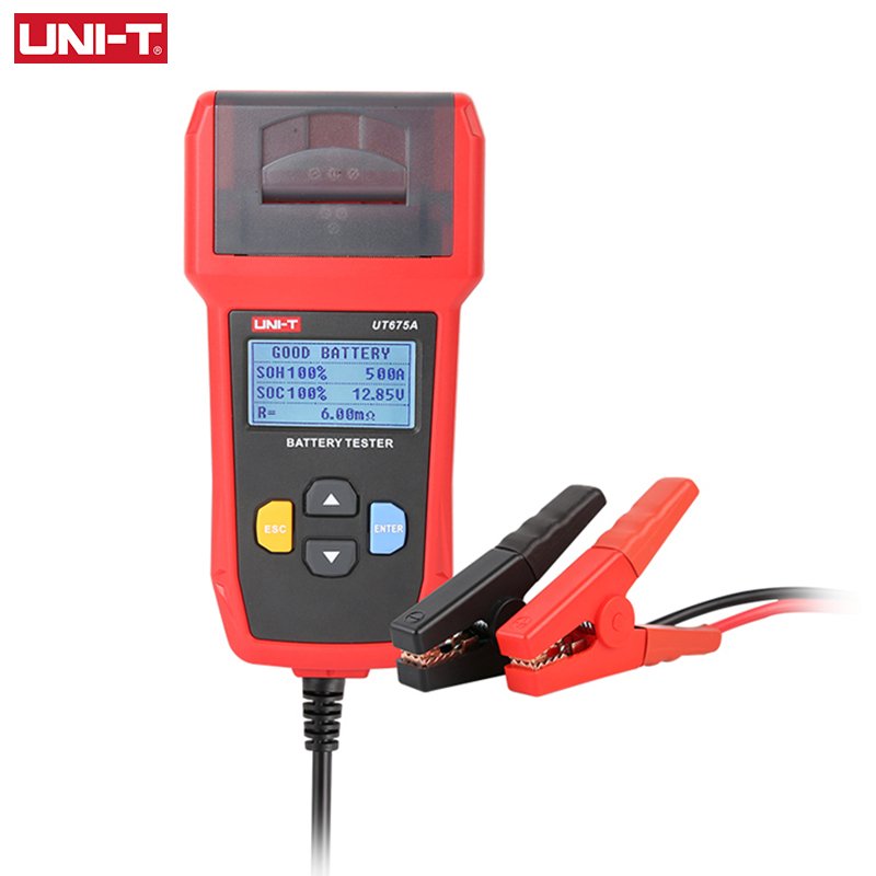 UNI-T UT675A Car Battery Tester 12V 24V Automobile Battery Tester
