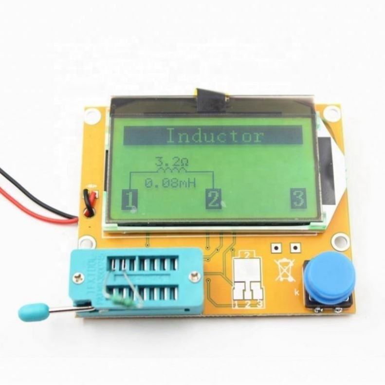 Battery box transistor tester graphic resistor capacitor ESR Transistor Tester