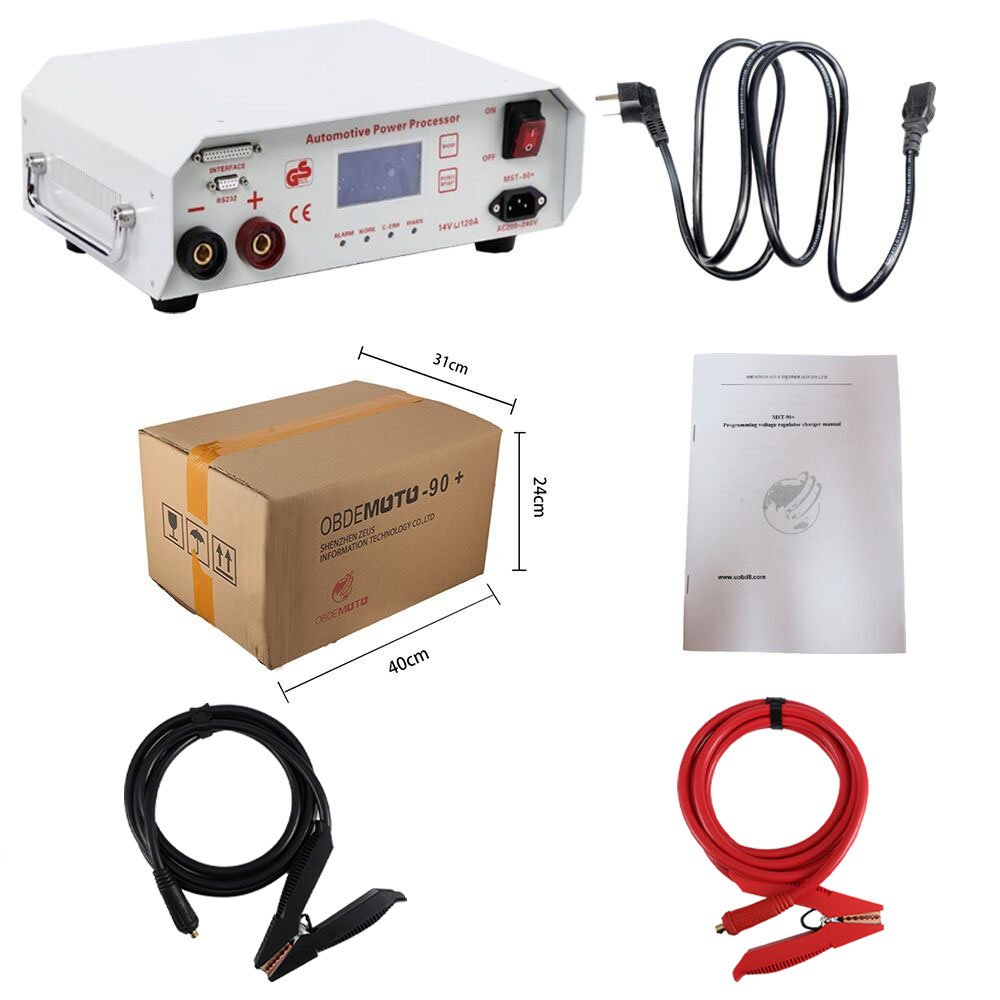 Auto battery charger MST 90+ 14V/120 Auto car ECU programming/coding voltage stabilizer