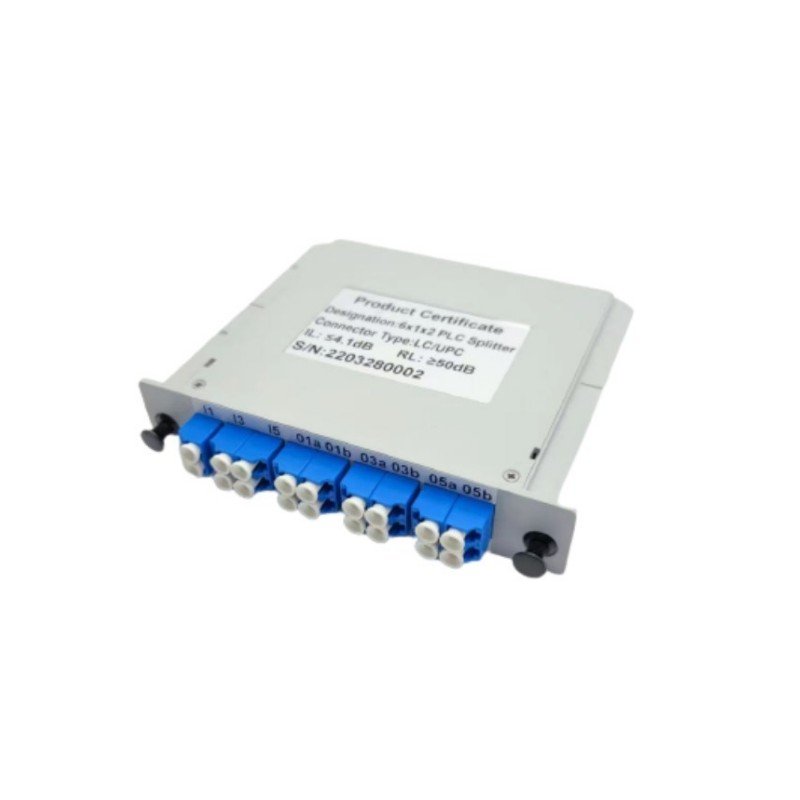 High Quality SC APC/UPC Connector PLC Splitter Card Inserting Module Fiber Optic Equipment with Blister Box Packaging