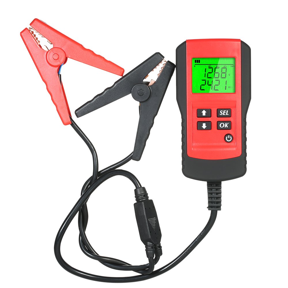 12V Automotive Battery Tester Car Battery Analyzer Voltage Resistance CCA Value and Battery condition Analyzer AE300