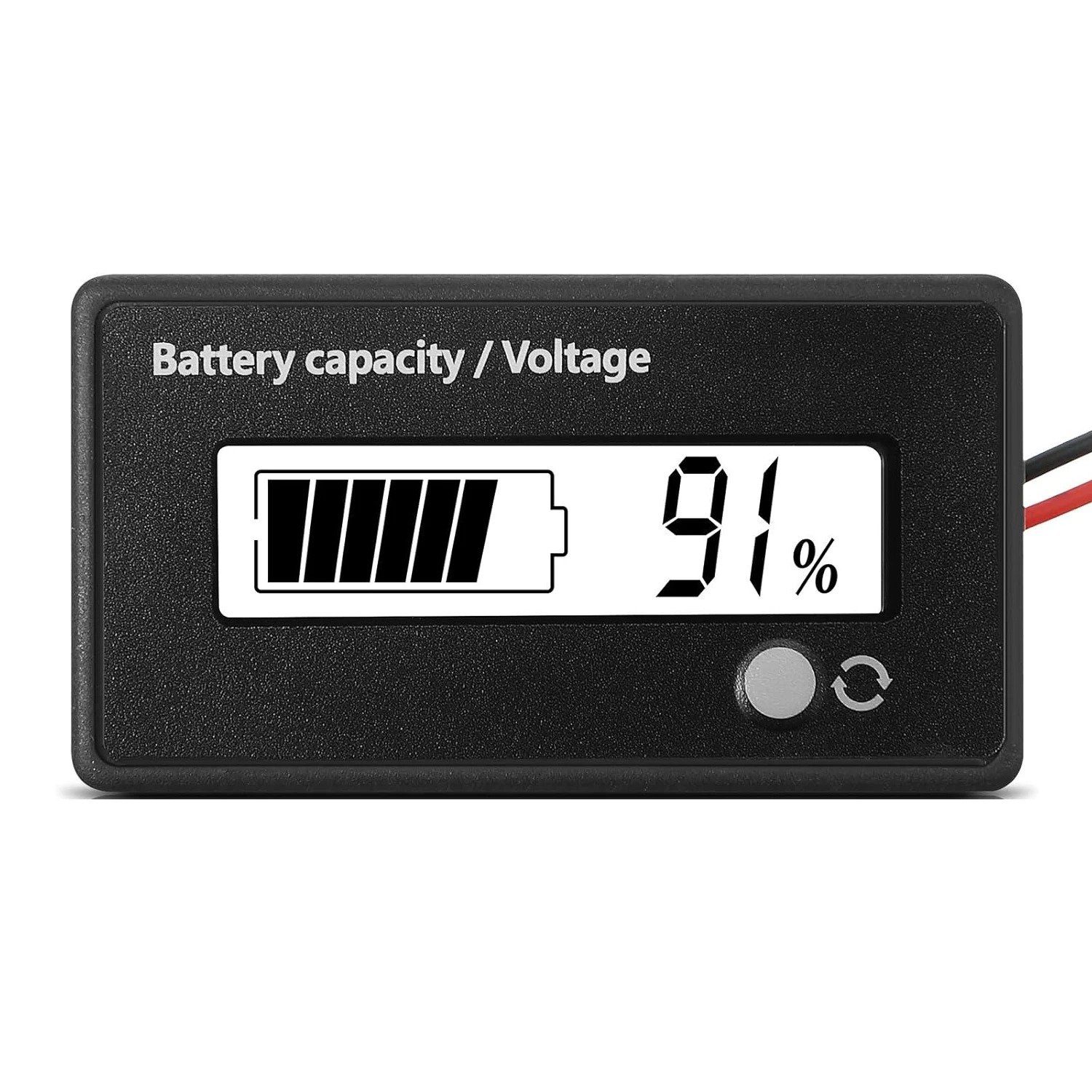 12V-84V Battery Capacity Indicator Golf Cart Voltage LCD Display Monitor Digital Voltmeter For 3S-28S Lithium Battery Lead-acid