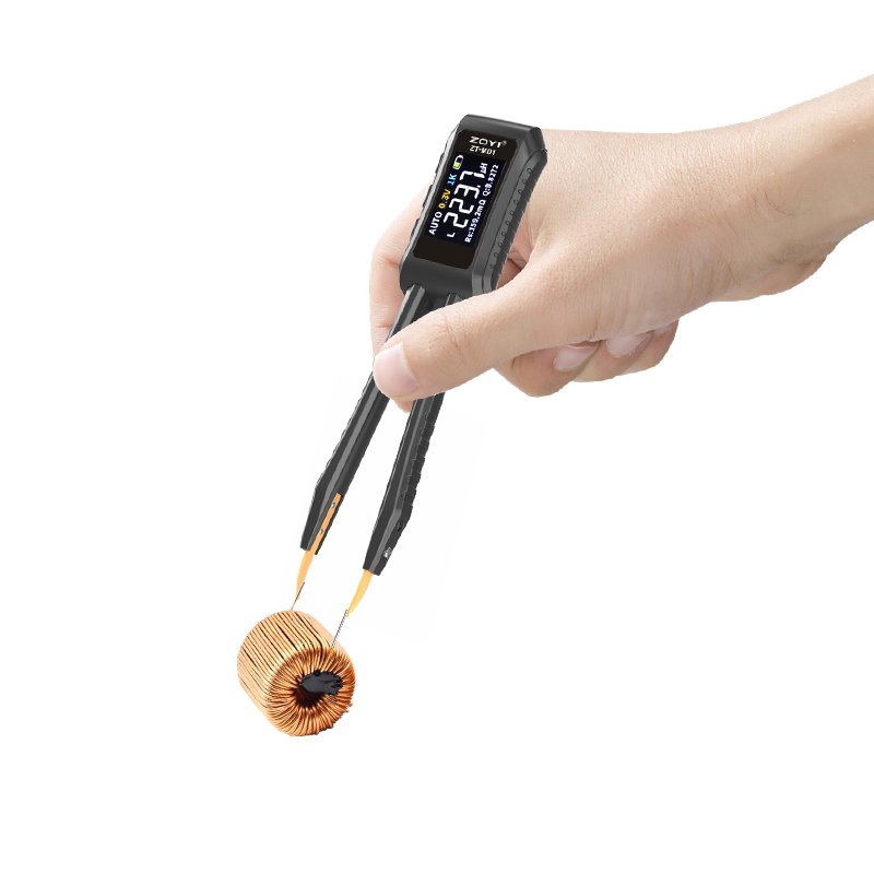Mini LCR meter resistance capacitance inductance tweezer type digital lcr tester ZOYI ZT-MD1
