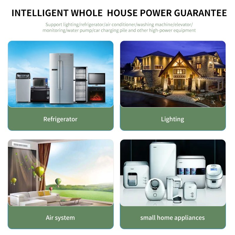 Power Dream Residential Energy Storage System Stackable Hv Batterie Three Phase Hybrid Solar Inverter With Lithium Battery