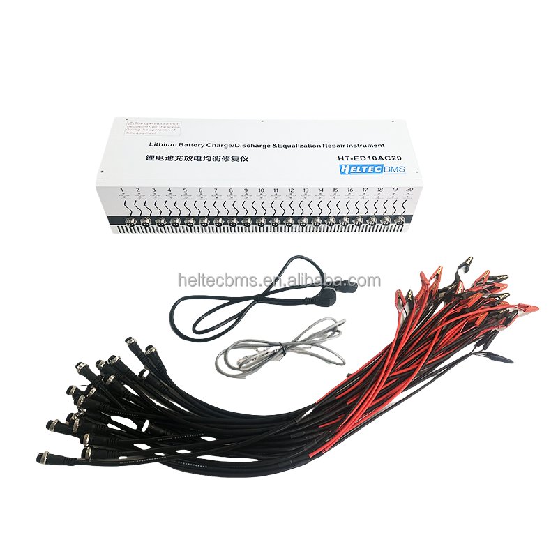 Heltecbms 8S 16S 20S Lithium ternary Lifepo4 Battery Capacity Tester 10A voltage equalization balancer repair tool
