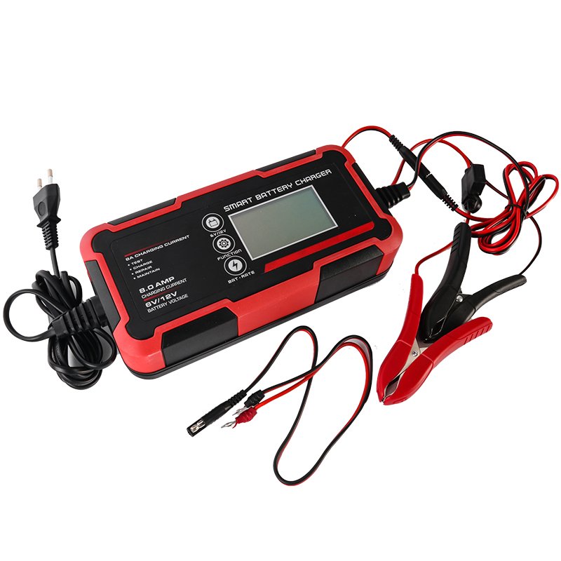 Motorcycle Car Battery Charger Battery Tester Pulse Repair 12 Volt Lead Acid Battery Analyzer Bluetooth OEM 12V USB Type C 4A