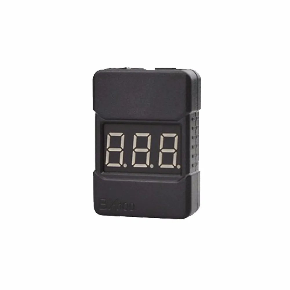 BX100 Lipo Battery Tester RC 1-8S Low Voltage Buzzer Alarm Sound Warning Checker with LED Indicator for Lipo Li-ion Battery