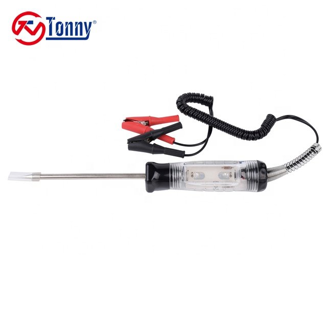 6v/12v/24v Wide Range Circuit Tester Battery Tester Less Than 7Milliamp Test Power and Ground Voltage Universal