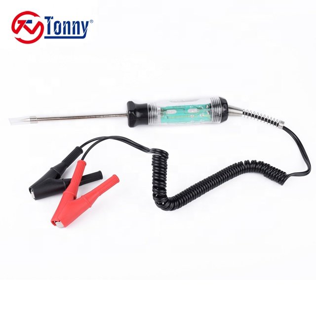 6v/12v/24v Wide Range Circuit Tester Battery Tester Less Than 7Milliamp Test Power and Ground Voltage Universal