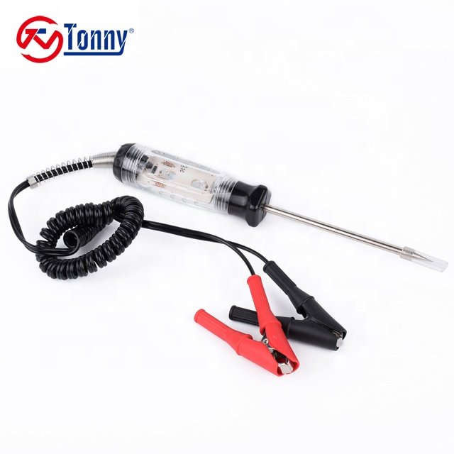 6v/12v/24v Wide Range Circuit Tester Battery Tester Less Than 7Milliamp Test Power and Ground Voltage Universal