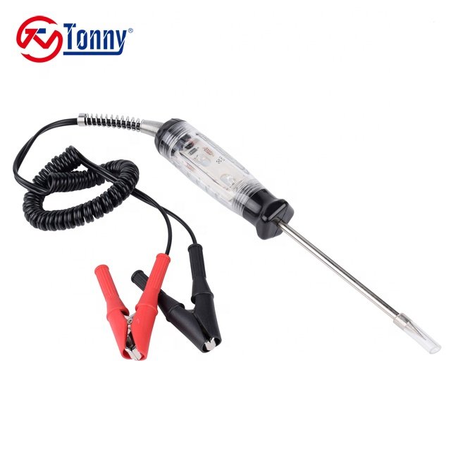 6v/12v/24v Wide Range Circuit Tester Battery Tester Less Than 7Milliamp Test Power and Ground Voltage Universal