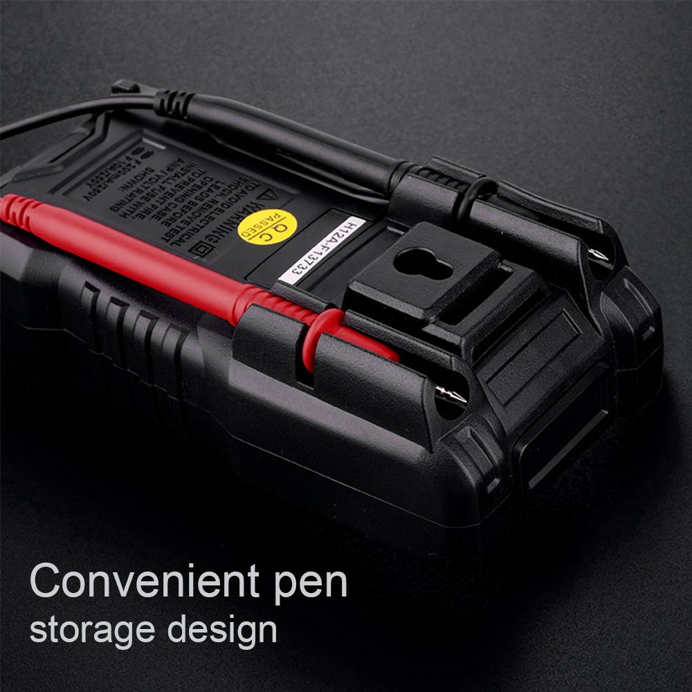 Portable Professional Digital Multimeter with Test Probe Leads AC/DC Voltage Currrent Resistance Multimeter Tester
