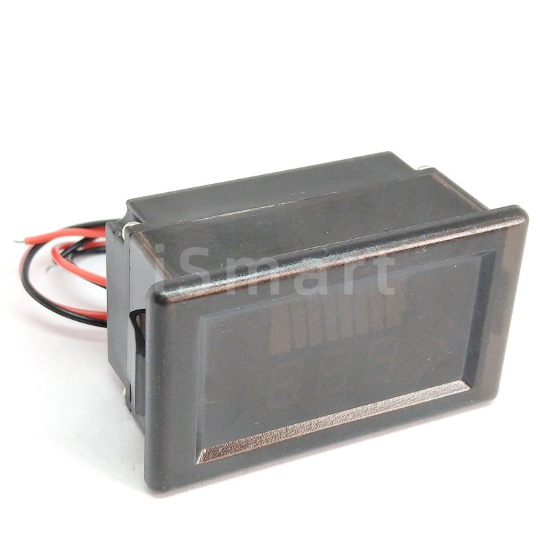 Car Battery Charge Level Indicator Lithium Battery Capacity Meter Tester LED Display Volt Gauge Meter 12V 24V 36V 48V 60V 72V