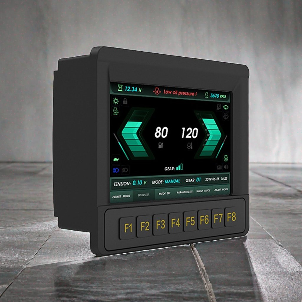 Wholesale Large Order Quantity 7 Inch Lcd Dashboard Auris Loader Instrument Panel Excavator Touch Digital Display