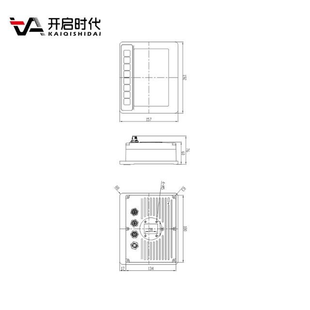 Wholesale Large Order Quantity 7 Inch Lcd Dashboard Auris Loader Instrument Panel Excavator Touch Digital Display
