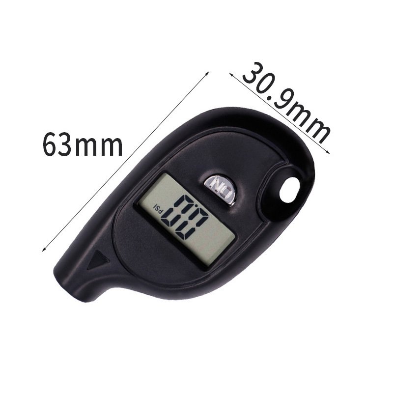 Digital Tire Tyre Air Pressure Gauge Tester Tool Mini LCD Display Key Chain Inspection Tool Car Repair Tool Auto Part