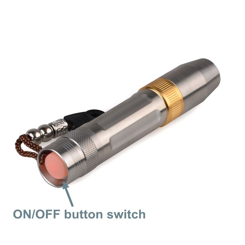 Alite LED Light Egger Tester Stainless Steel Portable Egg Candling Flashlight for Hatching Poultry Chicken Eggs