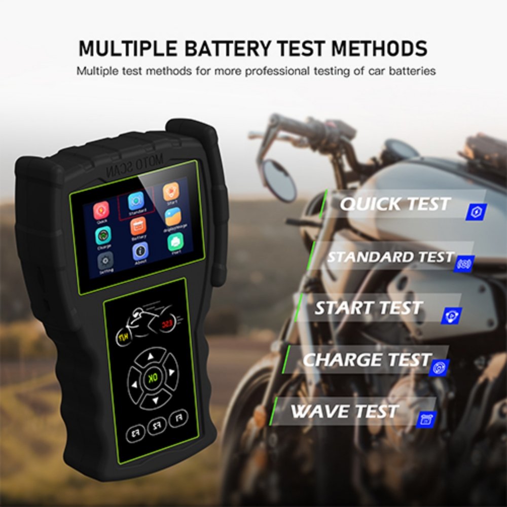 Jdiag M100 Pro Full Version Battery Tester Motorcycle Diagnostic Tool OBD2 Scanner for BMW/KTM H-onda K-awasaki S-uzuki Y-amaha