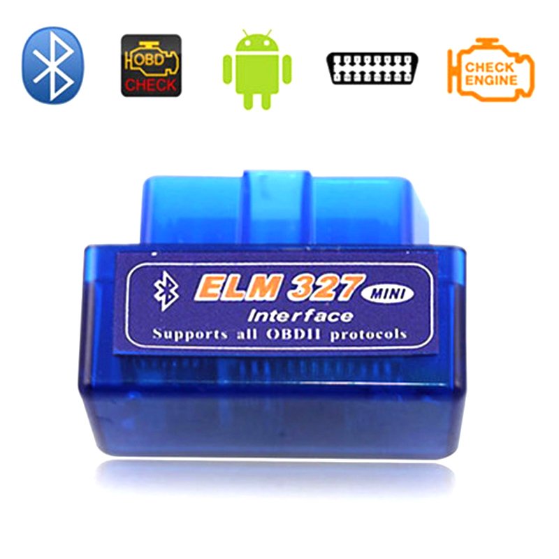 Mini Elm327 OBD2 V1.5 Elm 327 V 1.5 & V2.1 OBD 2 Car Diagnostic-Tool Scanner Elm-327 OBDII Adapter Auto Diagnostic