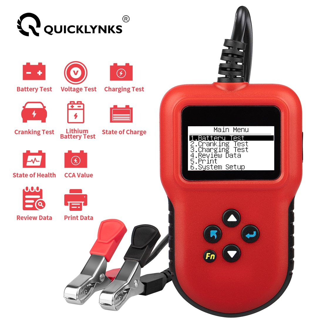 Lifepo4 lithuim Battery charge discharge impedance alternator analyzer li ion battery tester
