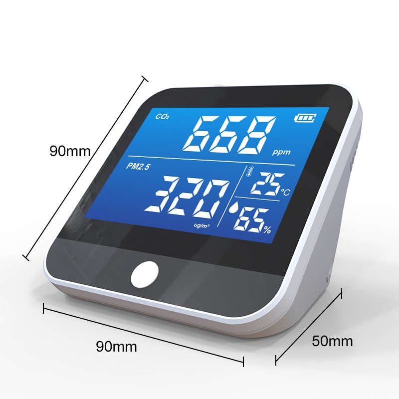 Dienmern new model Air Quality Monitor with Co2 sensor tester PM2.5 Detector medidor de co2 en espaol to Spain market