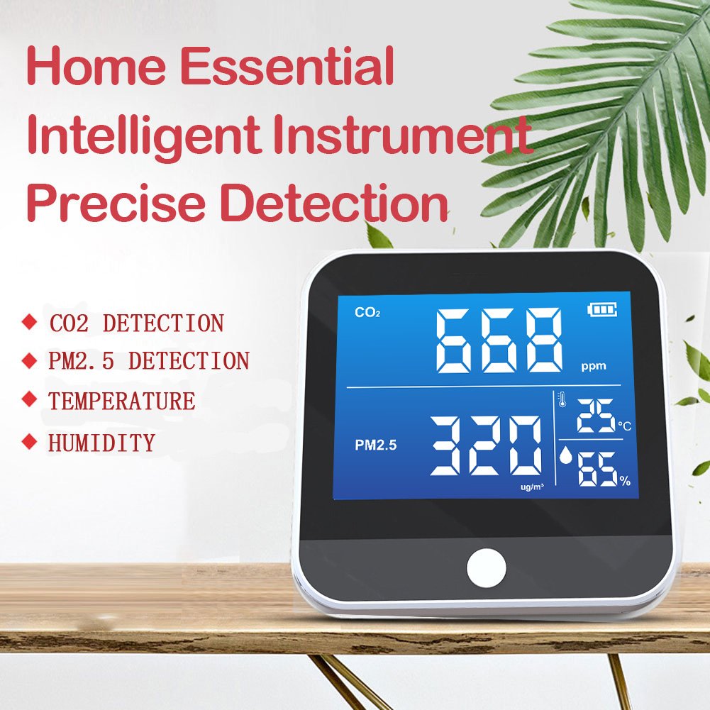 Dienmern new model Air Quality Monitor with Co2 sensor tester PM2.5 Detector medidor de co2 en espaol to Spain market