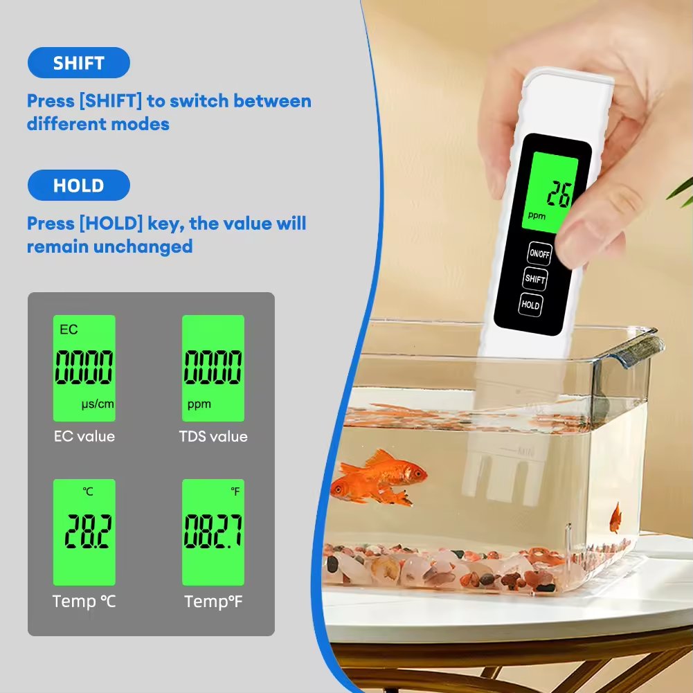 High Quality New TDS/EC/TEMP Tester Water Quality TDS Meter for Drinking Water